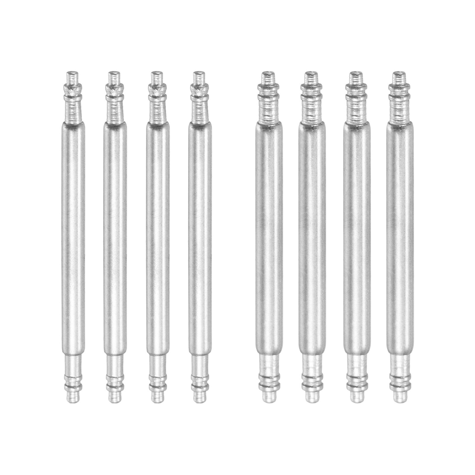 8Pcs, 21mm Watch Spring Bar Pins 1.5mm+1.8mm Diameter Stainless Steel Band Pins
