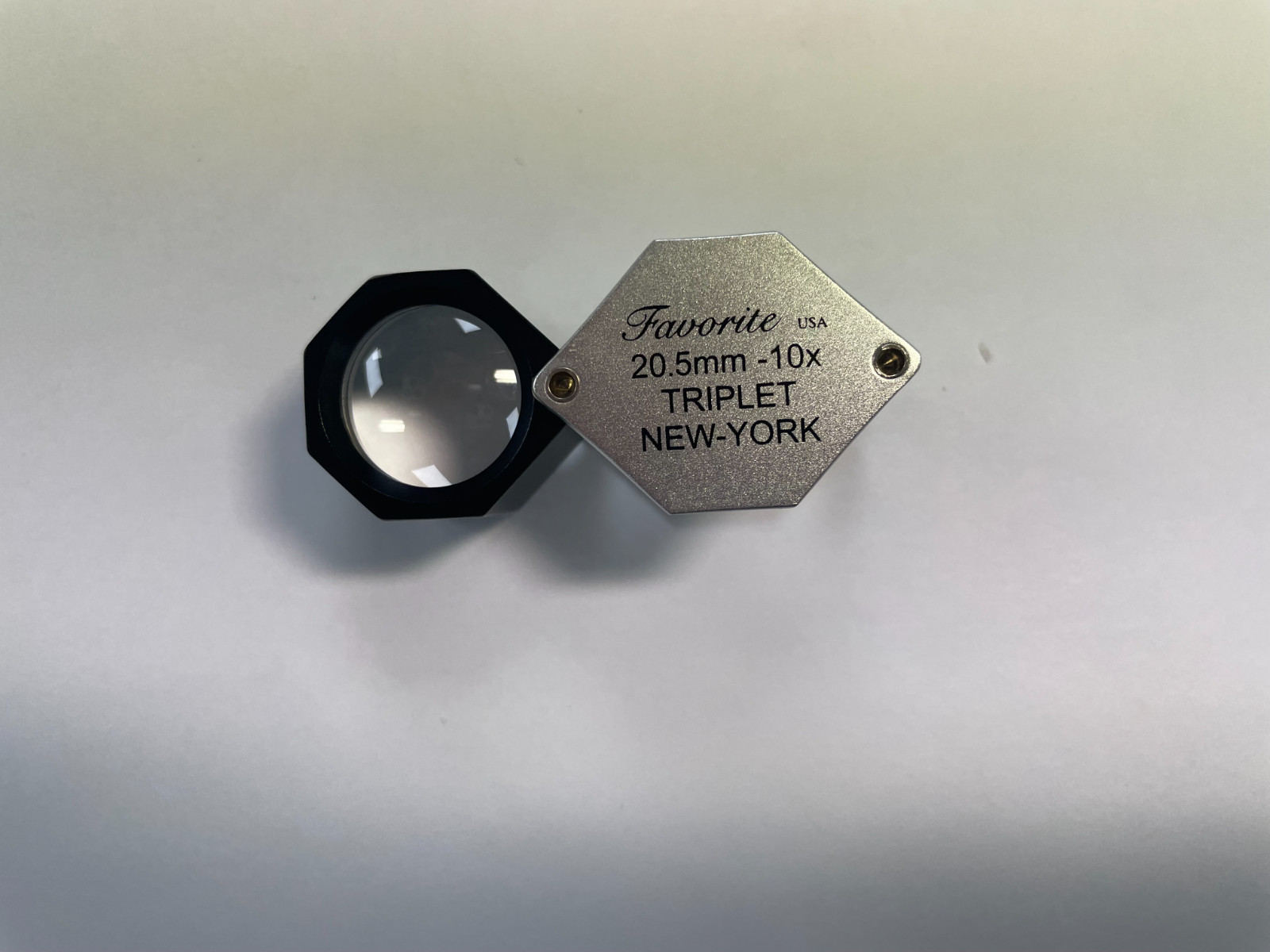 FavoriteUSA DIAMOND LOUPE HEXAGONAL TRIPLET 10X 20.5MM LENS