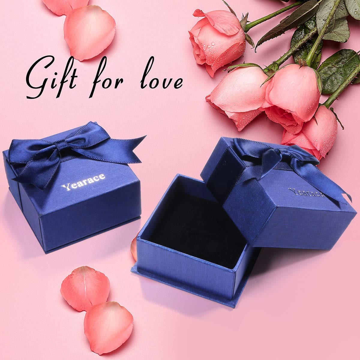 Sterling Silver Adjustable Promise Rings for Couples – Romantic Love Jewelry Gif