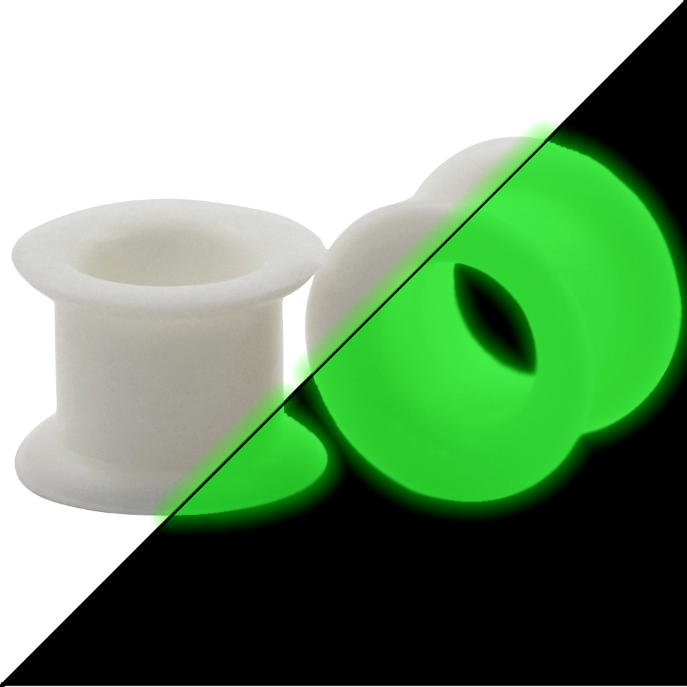 Silicone Tunnels Ear Gauges 2G-1″ Double Flared Expander Body Piercing Jewelry