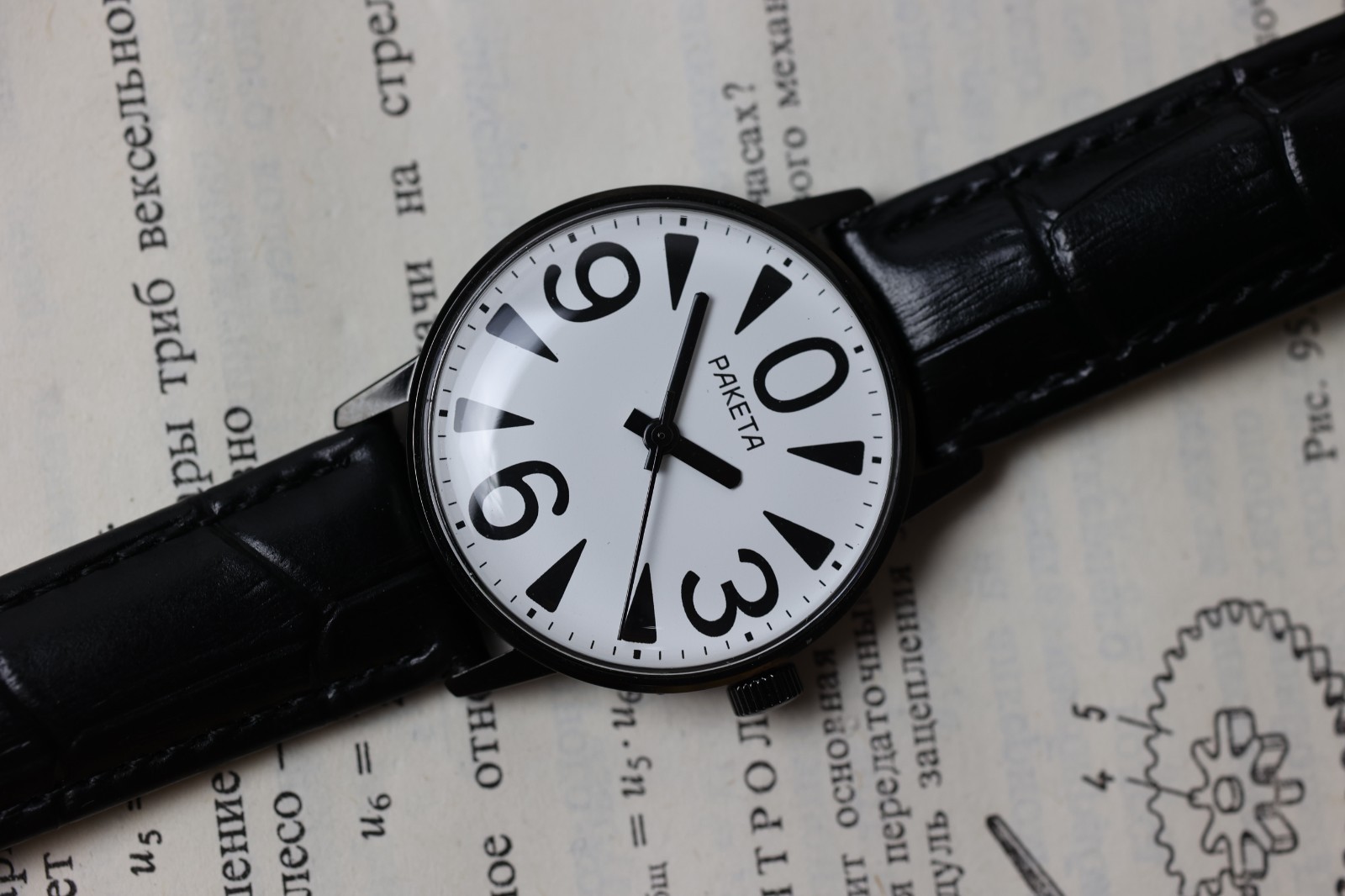 WristWatch Soviet Raketa Big Zero Quartz Men/unisex