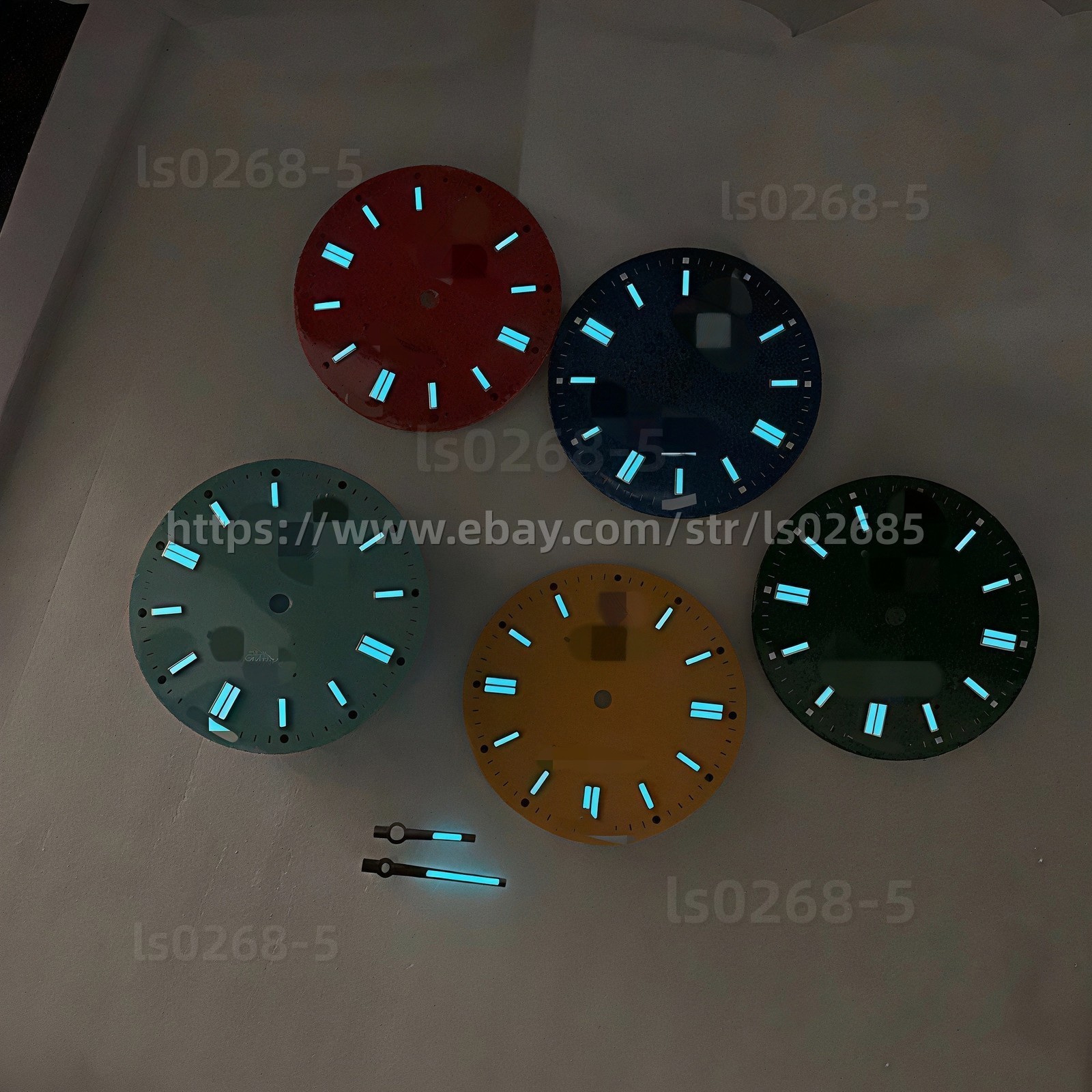DIY SET for 2824 watch case + dial + hands + Stainless Steel Strap sapphire 41mm