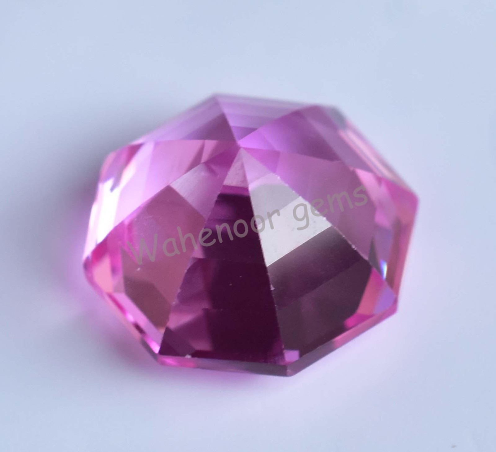 Flawless 19.90 Ct Natural Pink Sapphire Sri Lanka Certified Loose Gemstone