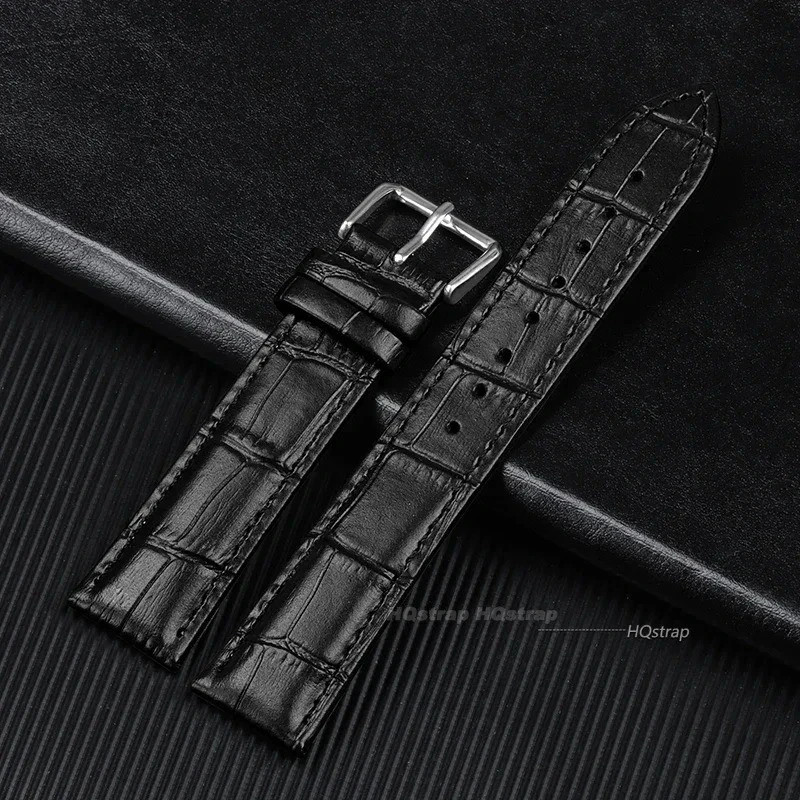 Genuine Leather Mens Watch Strap Band Brown Black 12mm 14mm 16mm 18mm 20mm 22mm