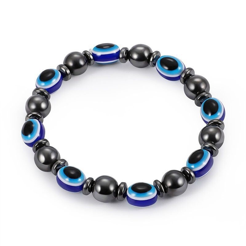 Bulk 50 Bracelets Evil Eye Good Luck Protection Fashion Unisex Fatima Stretchy