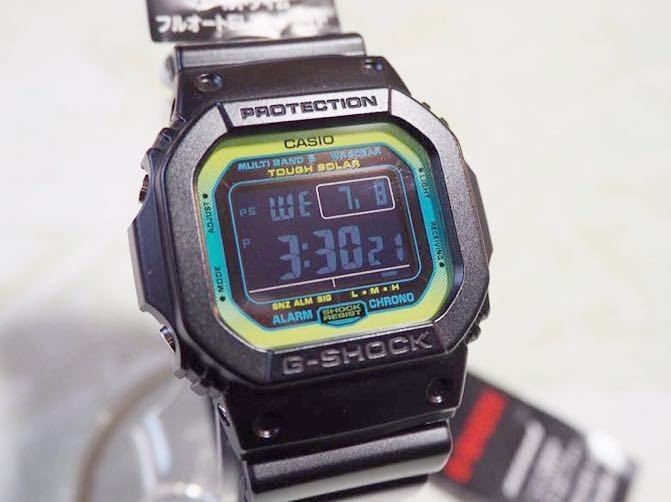 CASIO G SHOCK GW M5610LY 1JF Sporty Mix Lime Green Tough Solar Radio Controlled