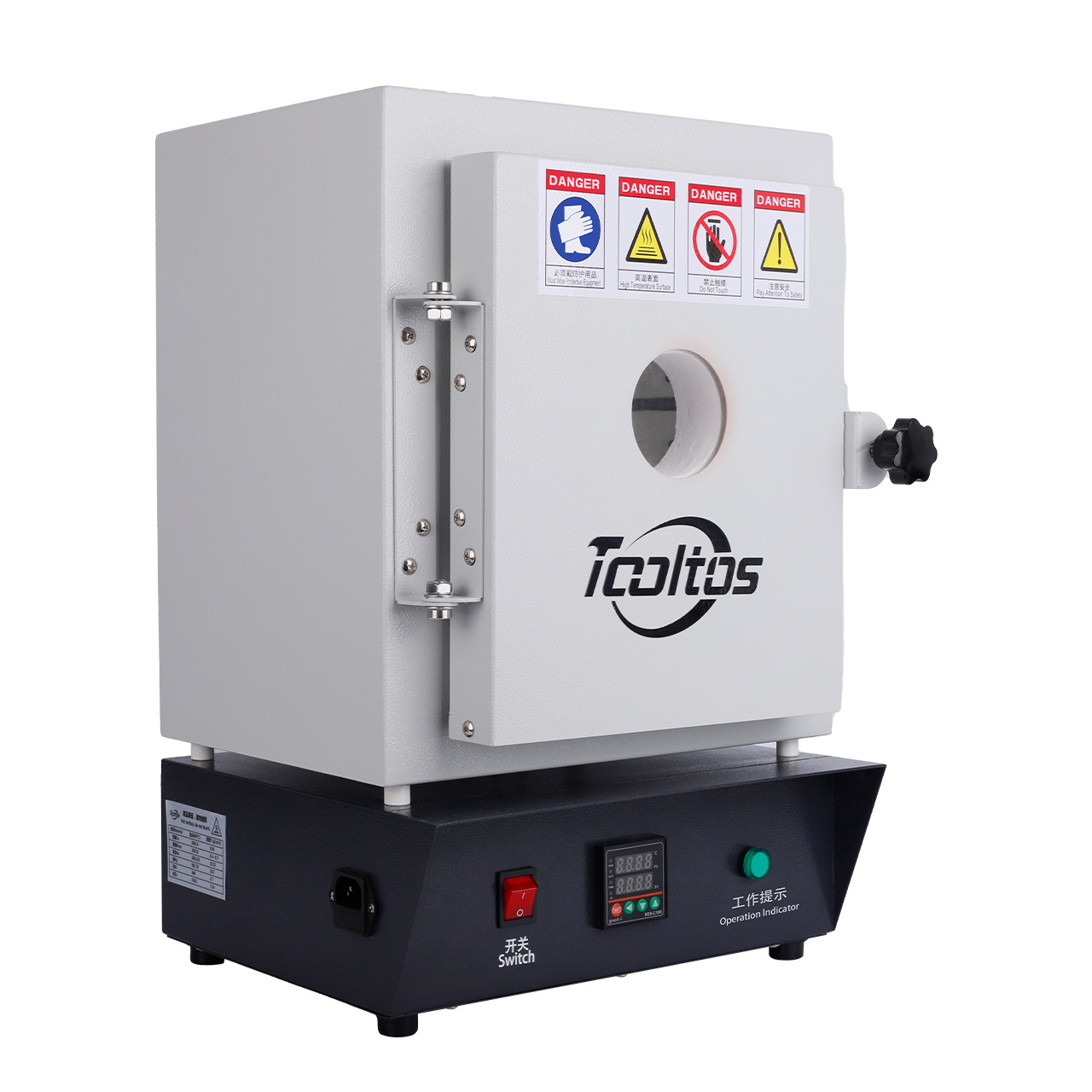 TOOLTOS Dual-Layer Burnout Furnace for Jewelry Casting with Observation Window