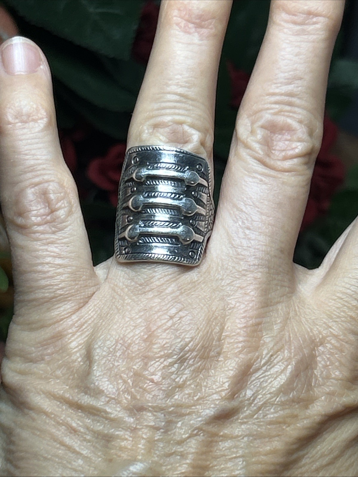 56. David Andersen 925 Viking Replica Copy Orig.Year 300 Saga Ring Adj, 14.9g