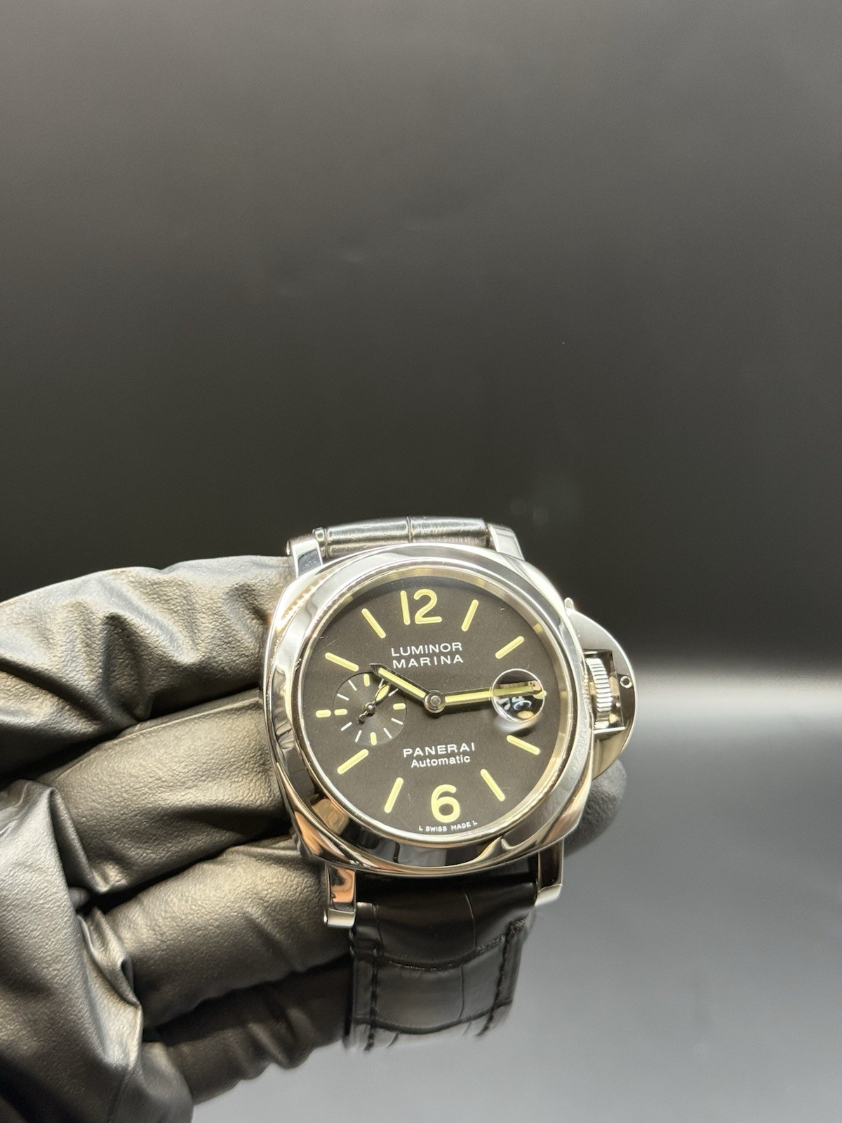 Panerai Luminor Marina Automatic 44mm Steel Mens Watch OP 6693 Naked Watch Only