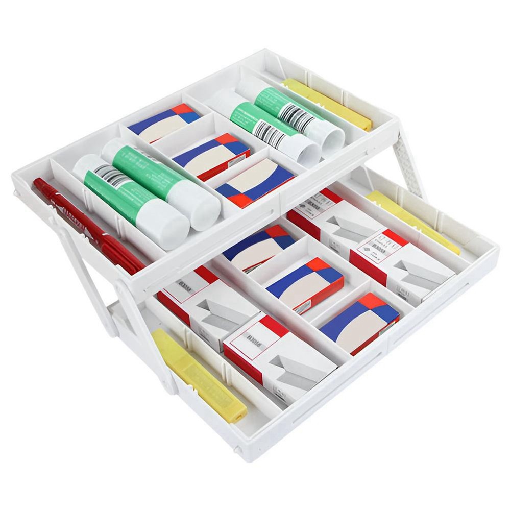 Jewelry Display Holder White Foldable Kitchen Storage Box for Jewelry and 8937