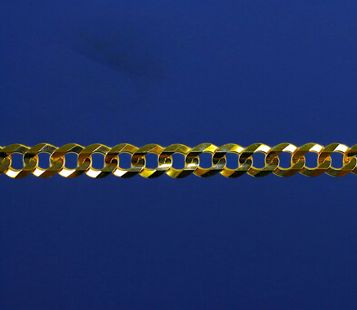 10K Yellow Gold 2.5mm-14mm Solid Curb Cuban Chain Link Bracelet All Sizes Real