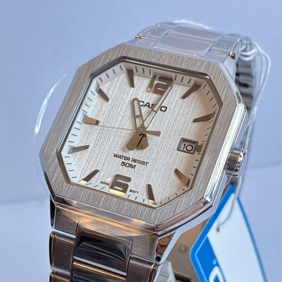 Brand New CASIO Wristwatch MTP B195D Silver 381