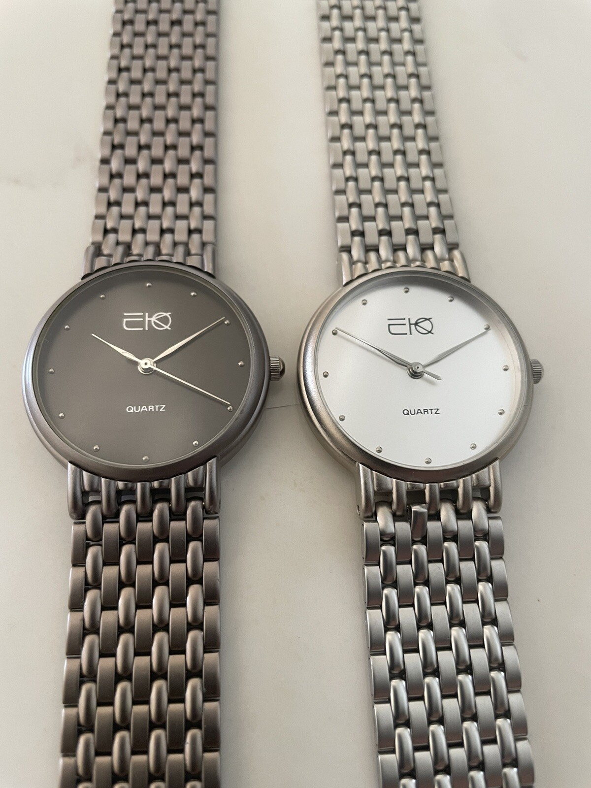 Buyer gets 2 New EKO 2tone Mens Quartz watches- USA vendor-FREE Shipping In USA
