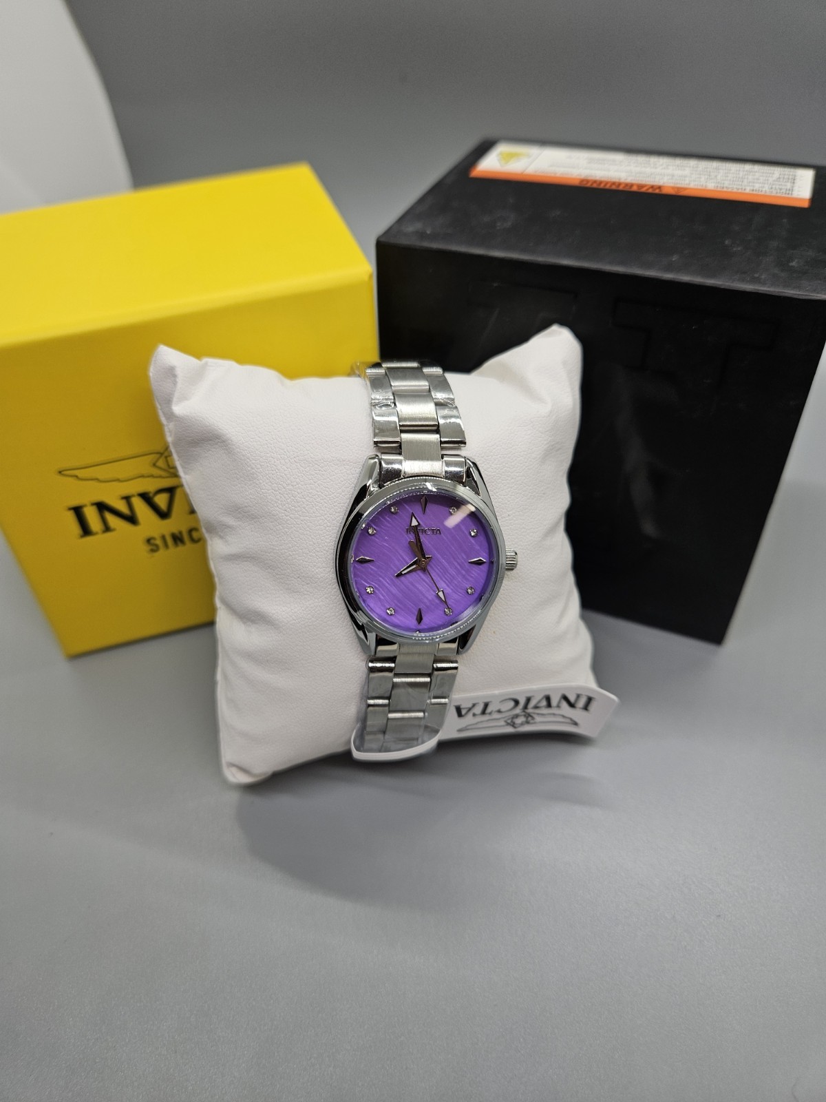 BRAND NEW Invicta Celestial Women’s Watch – 28mm, Steel Purple 69344