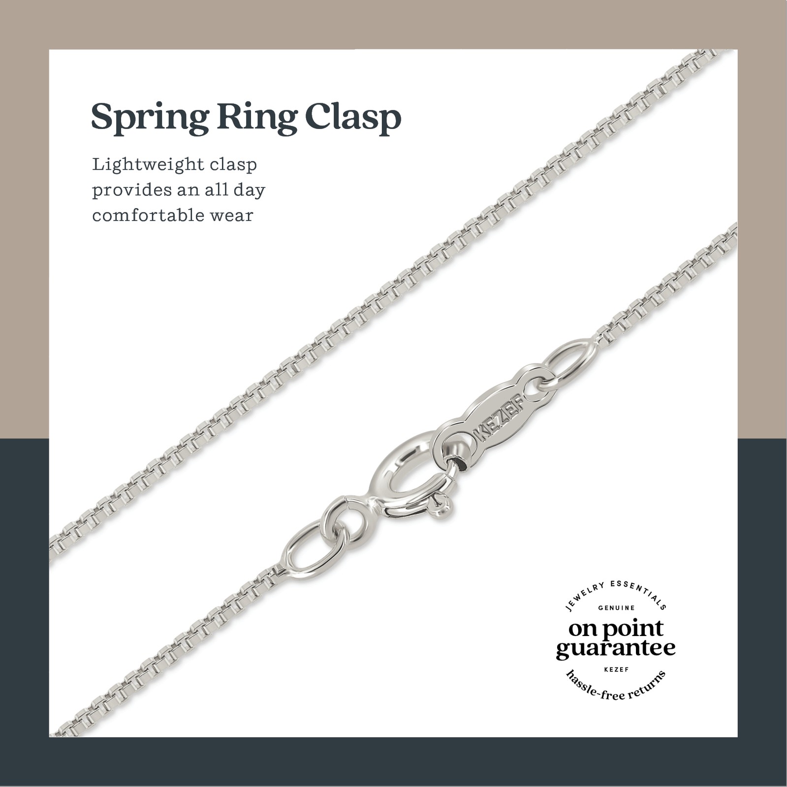 Solid .925 Sterling Silver .7mm Box Chain Necklace 12 – 36 inches!