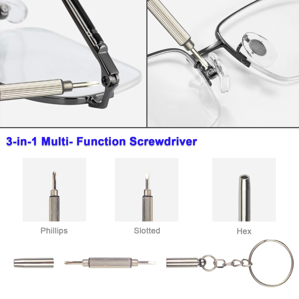 914pcs Watch Repair Tool Kit Spring Bar Tool Set Case Opener Watch Case Press US