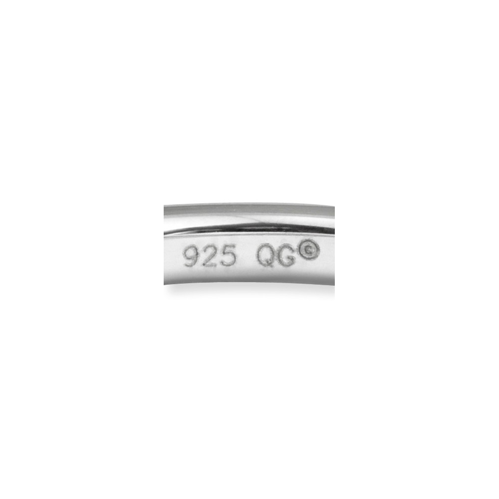 Sterling Silver Stackable Expressions Red Enameled 2.25mm Ring Sizes 5 to 10