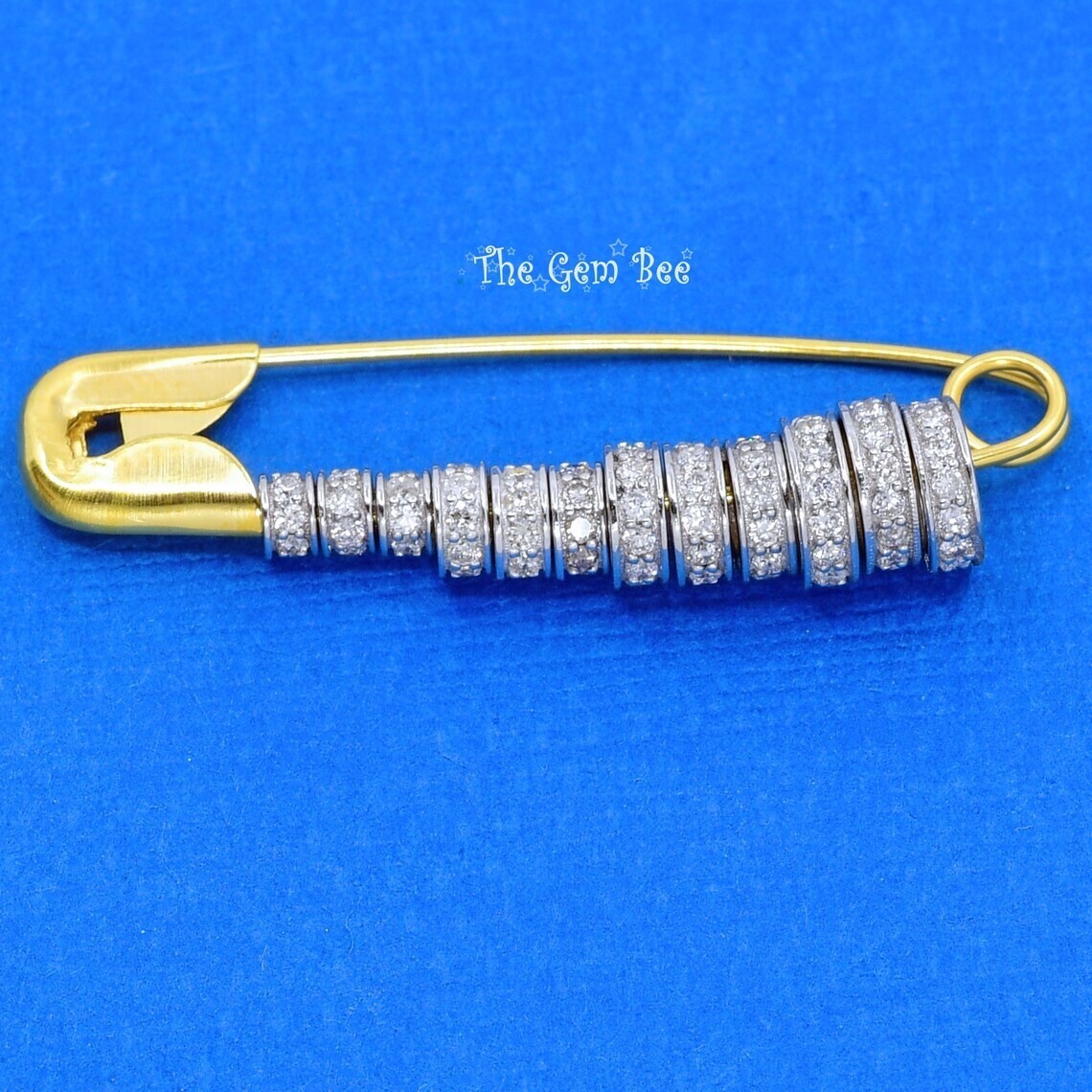 3mm 4mm 5mm 6mm 14k White Gold Diamond Eternity Rondelle Wheel Spacer Bead