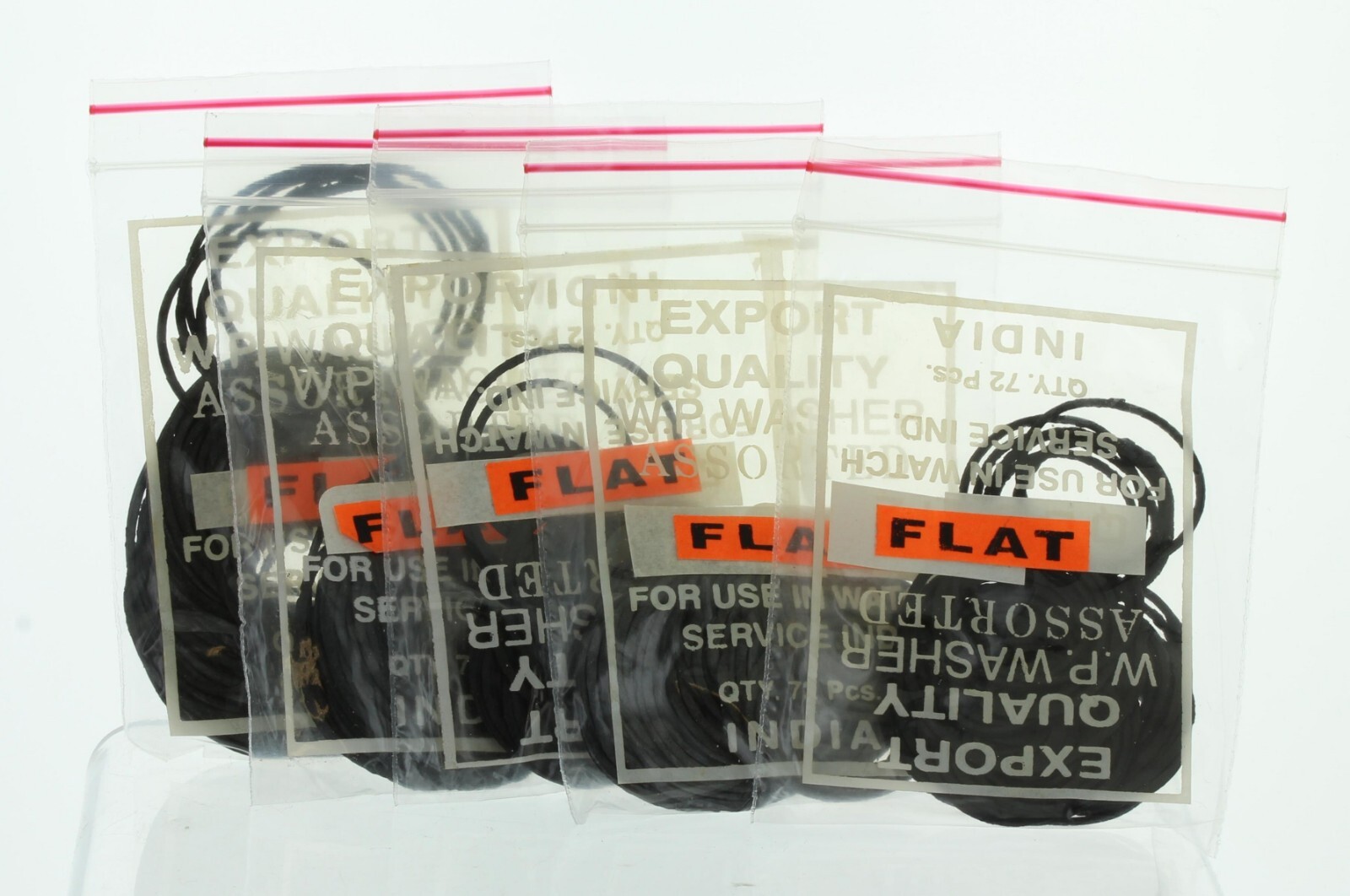 360Pcs Flat Rubber Gaskets Washers O Rings Seals for Watch Backs Sizes will vary