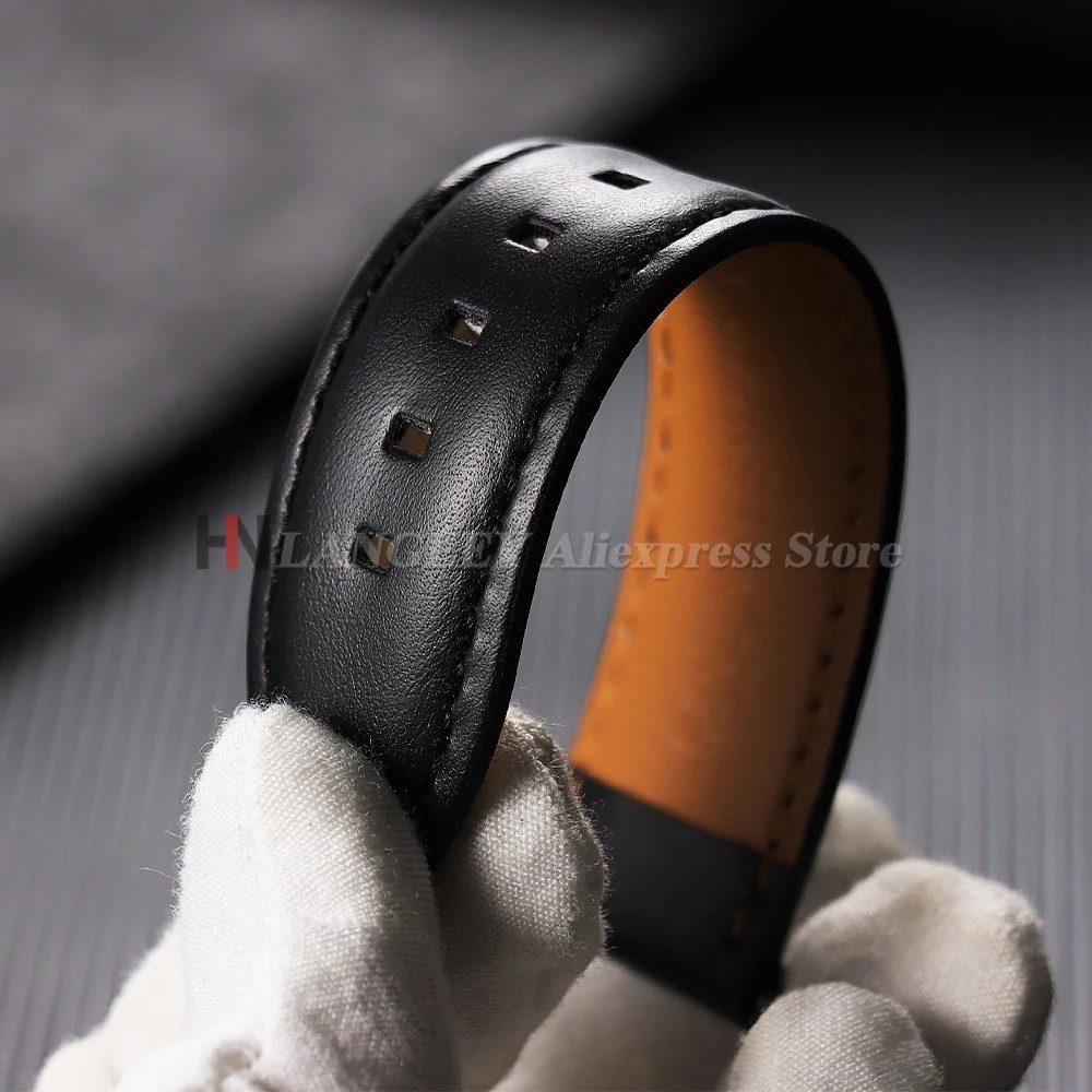 Grain Calfskin Leather Watch Strap 18mm 20mm 22mm 24mm for Men