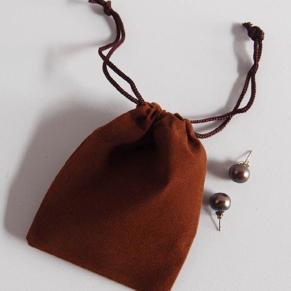 Novel Box Velour Drawstring Pouch Jewelry Bag, Gem Bag Wedding Gift Bag – 25Pack