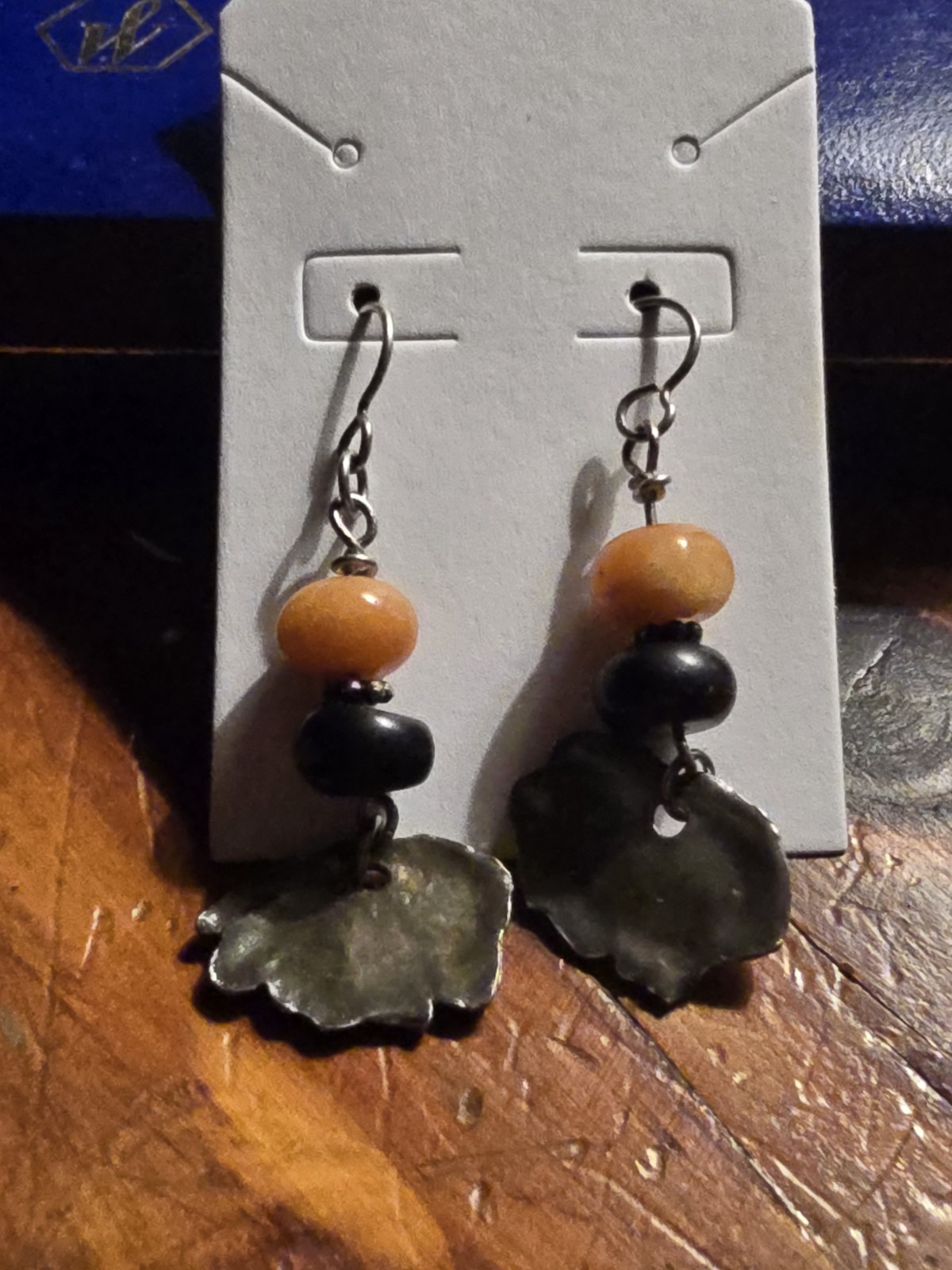 Mixed Lot Dangle/Drop Hook Earrings, Beaded Wood & Metal, Multicolor Cross