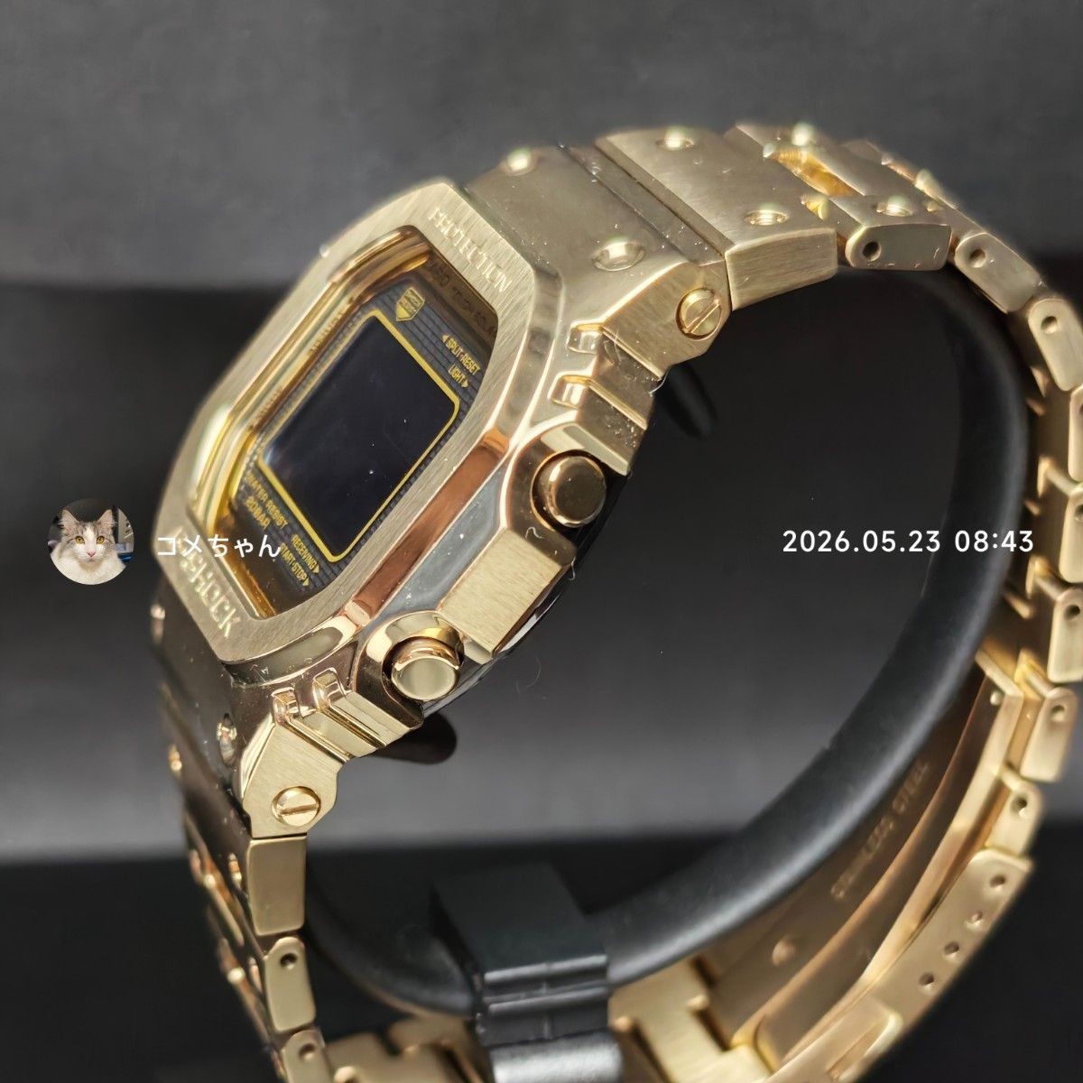 Good Condition Casio G-Shock GMW B5000GD 9JF No.gs3164