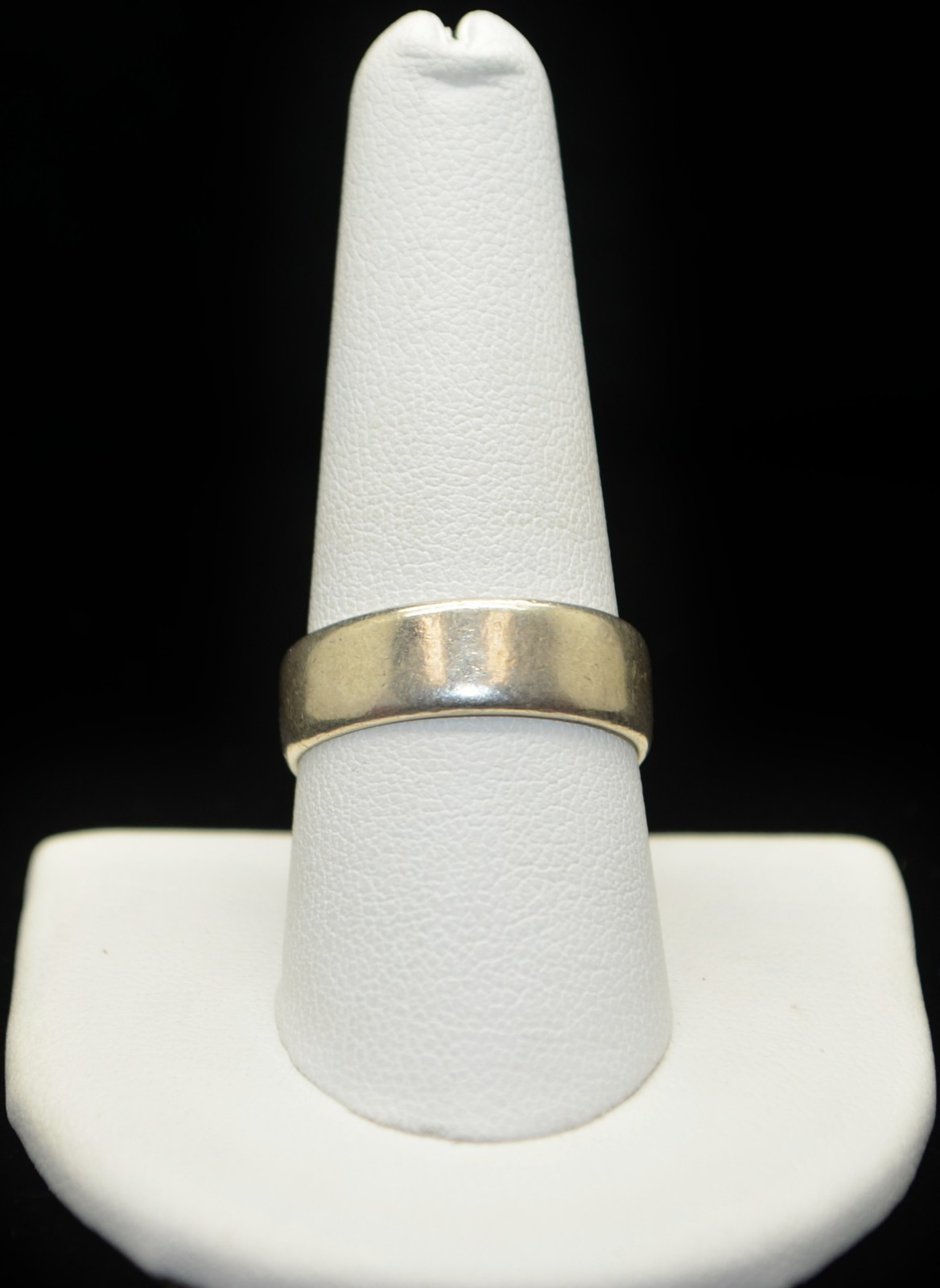 Sterling Silver Smooth Band w/ Internal Engravings Ring SZ 9.5 #FMF248