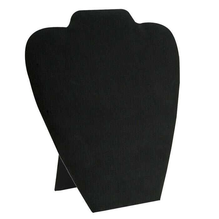 Black Leatherette Jewelry Necklace Easel Necklace Display Stand ~ 4 Styles