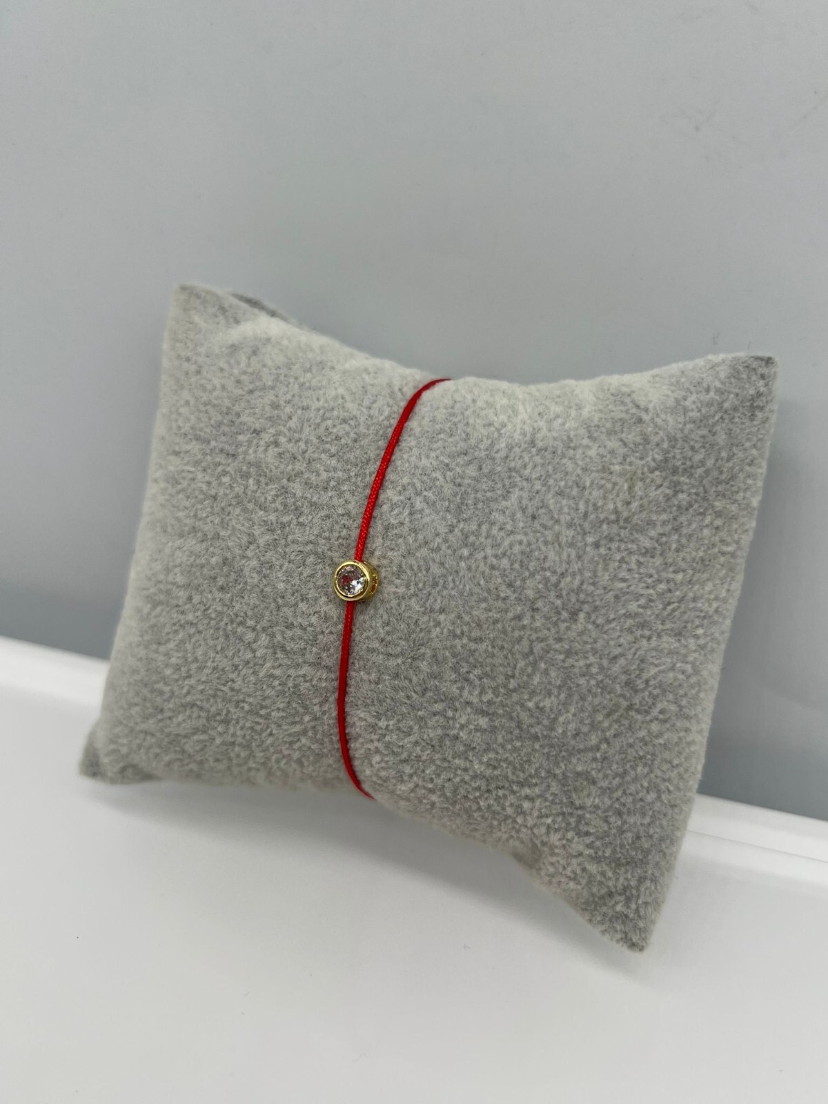 Crystal Cubic Zirconia Thin Red Cord Thread String Rope Bracelet