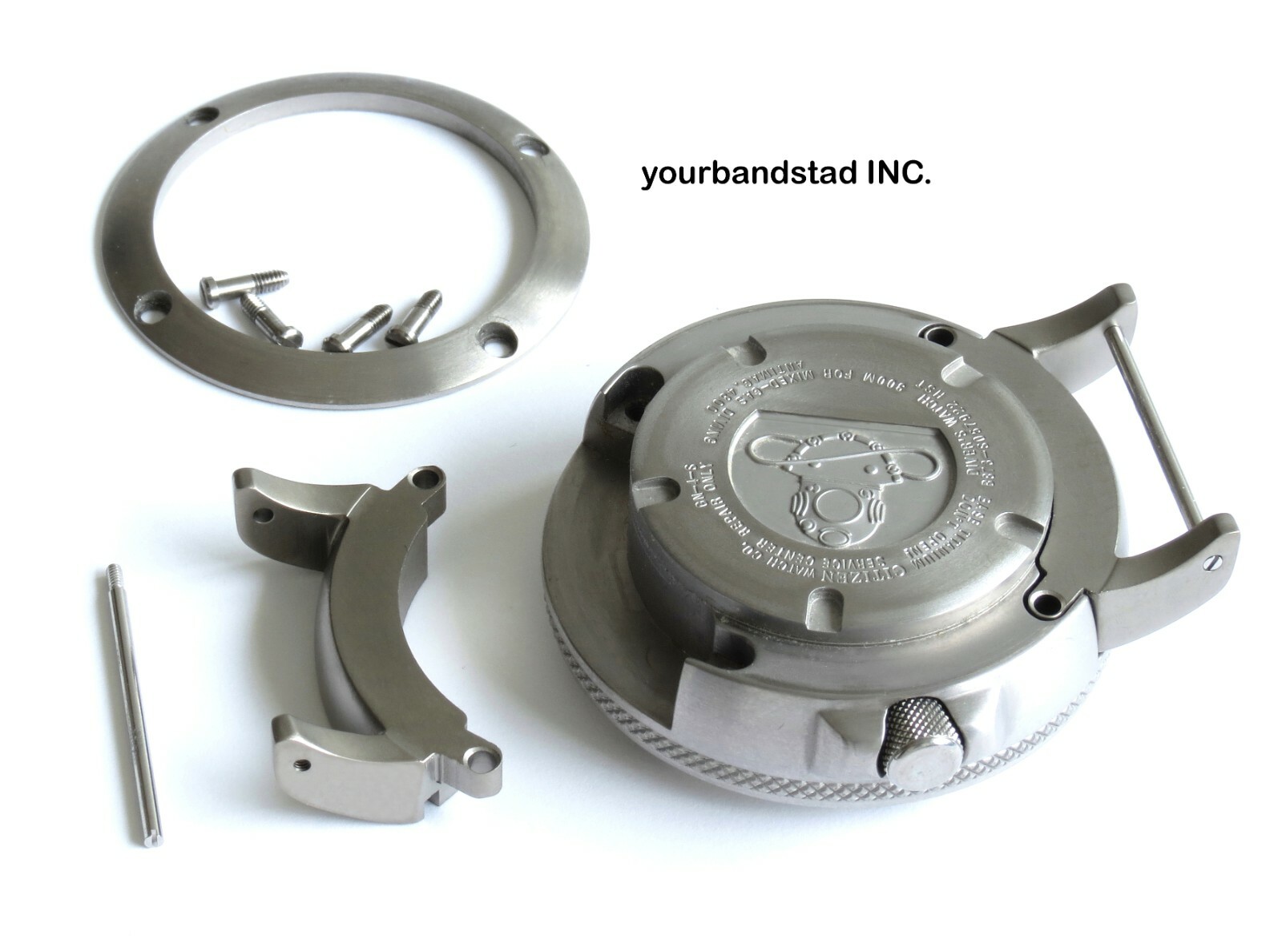 Silver brushed Finish adapter Citizen Ecozilla Autozilla Eco Zilla Fits BJ8050