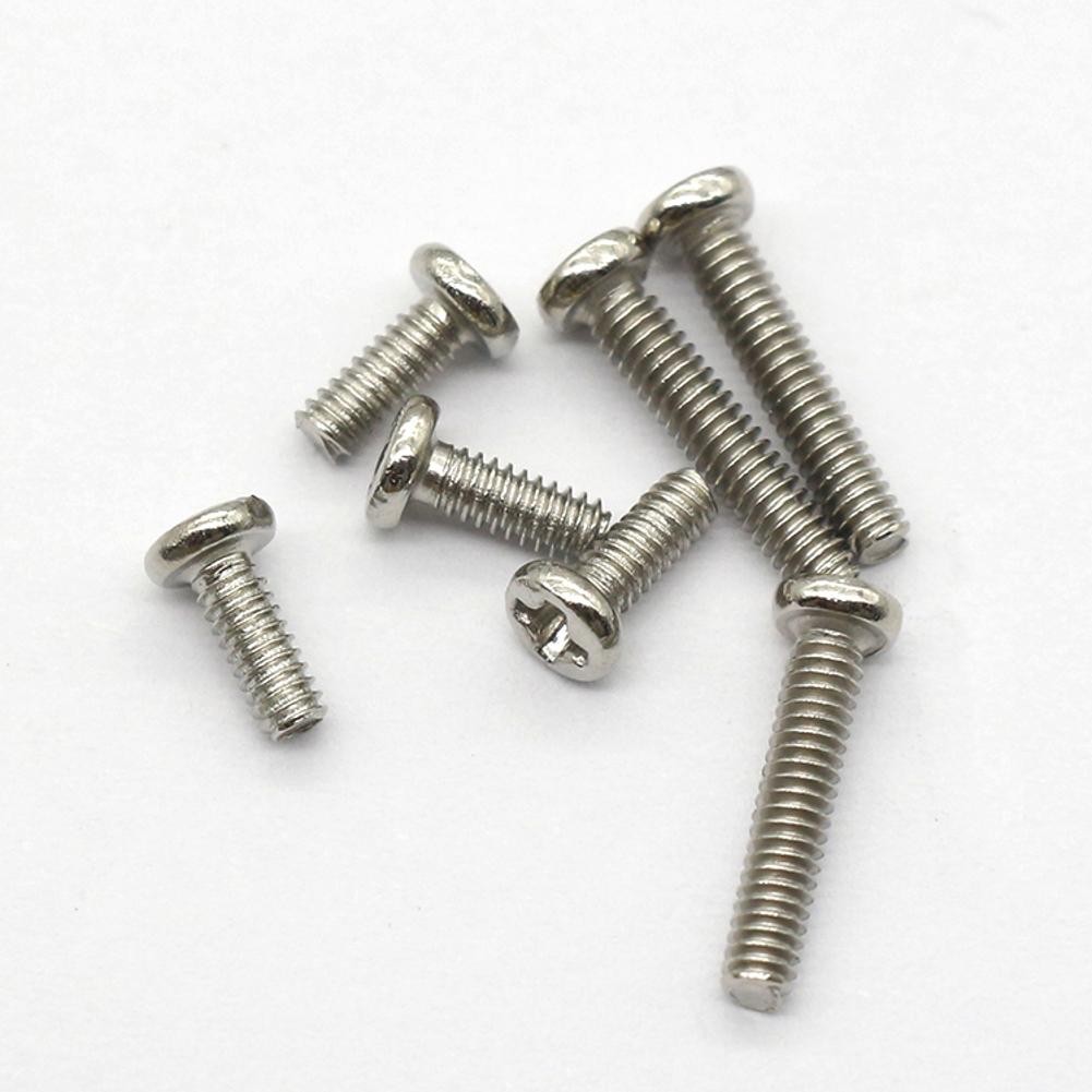 18 Different Sizes Silver Mini Steel Screws For Watch Back Case Or Eyeglasses A