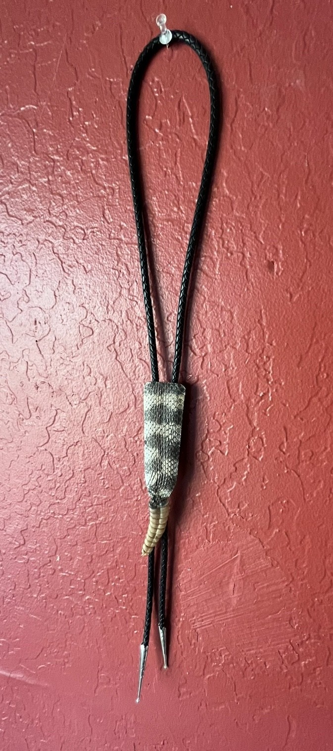 Western Diamondback Rattlesnake Bolo Tie