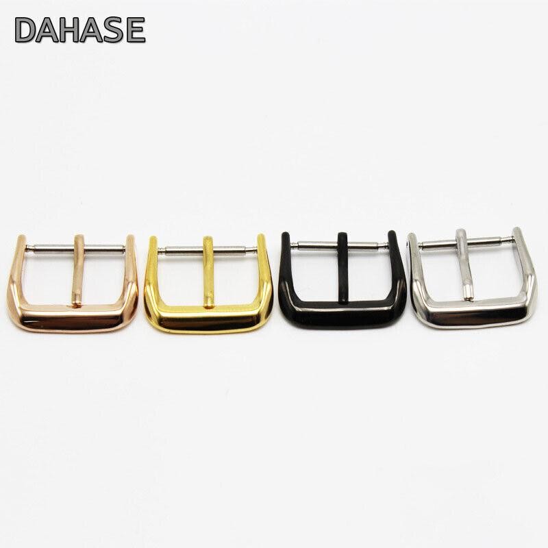 8mm-24mm Pin Clasp Stainless Steel Replace Watch Parts Watchband Buckle Polished