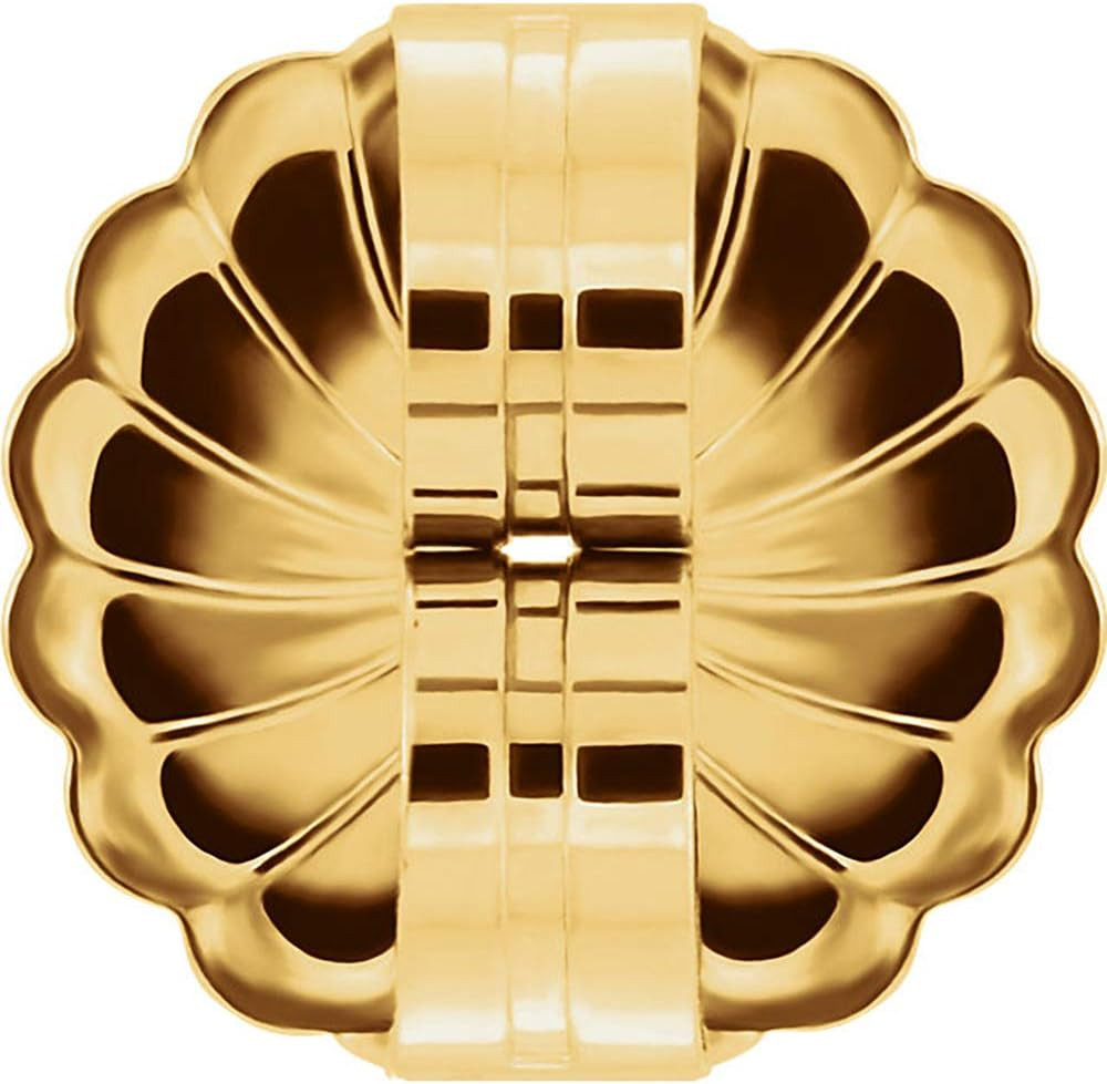 14K Yellow Gold Filled Jumbo Extra Large 9.4Mm Friction Butterfly Push Back For