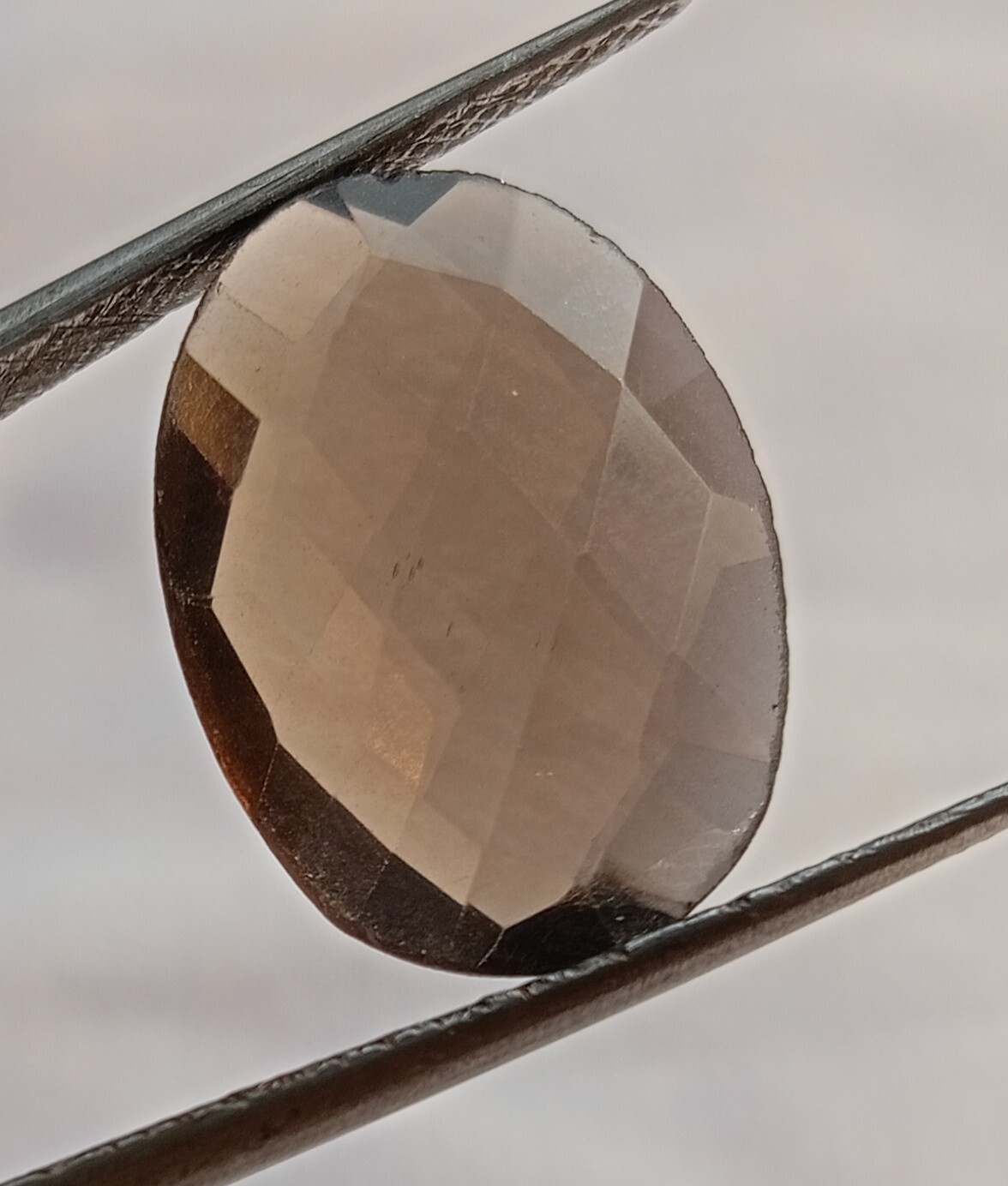 Certified 8.75 Ct. Smoky Quartz Emerald Loose Faceted Natural Gemstone MK072