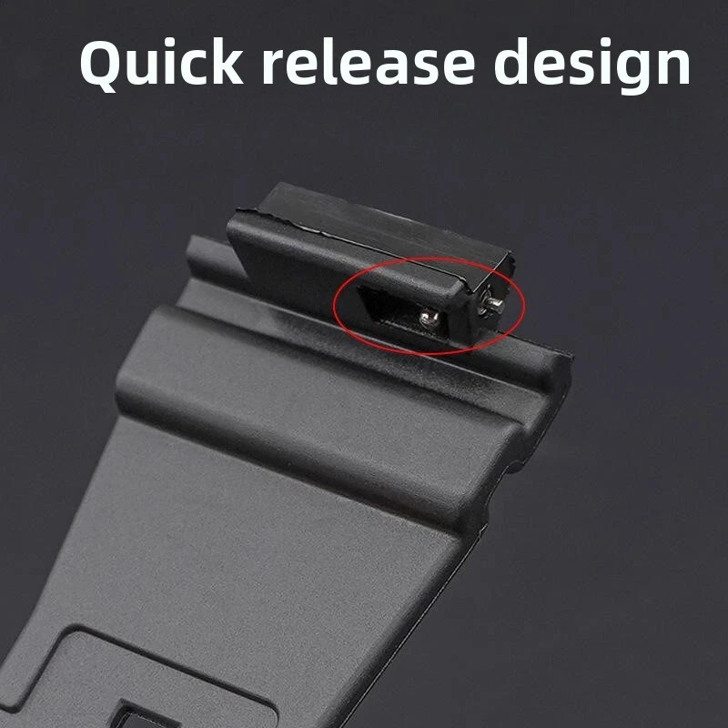 16mm Checkered Rubber Watch Strap Adapter Connector For Casio GA2100 GM2100