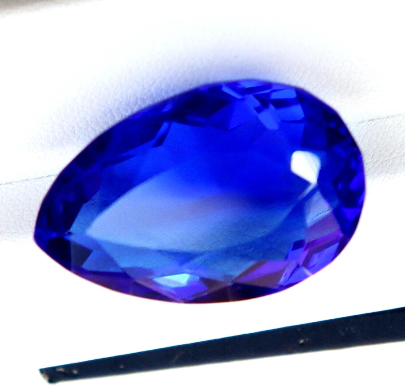 GIE Certified 80.75 Ct Exquisite Natural Blue Topaz Loose Pear Cut Gemstone