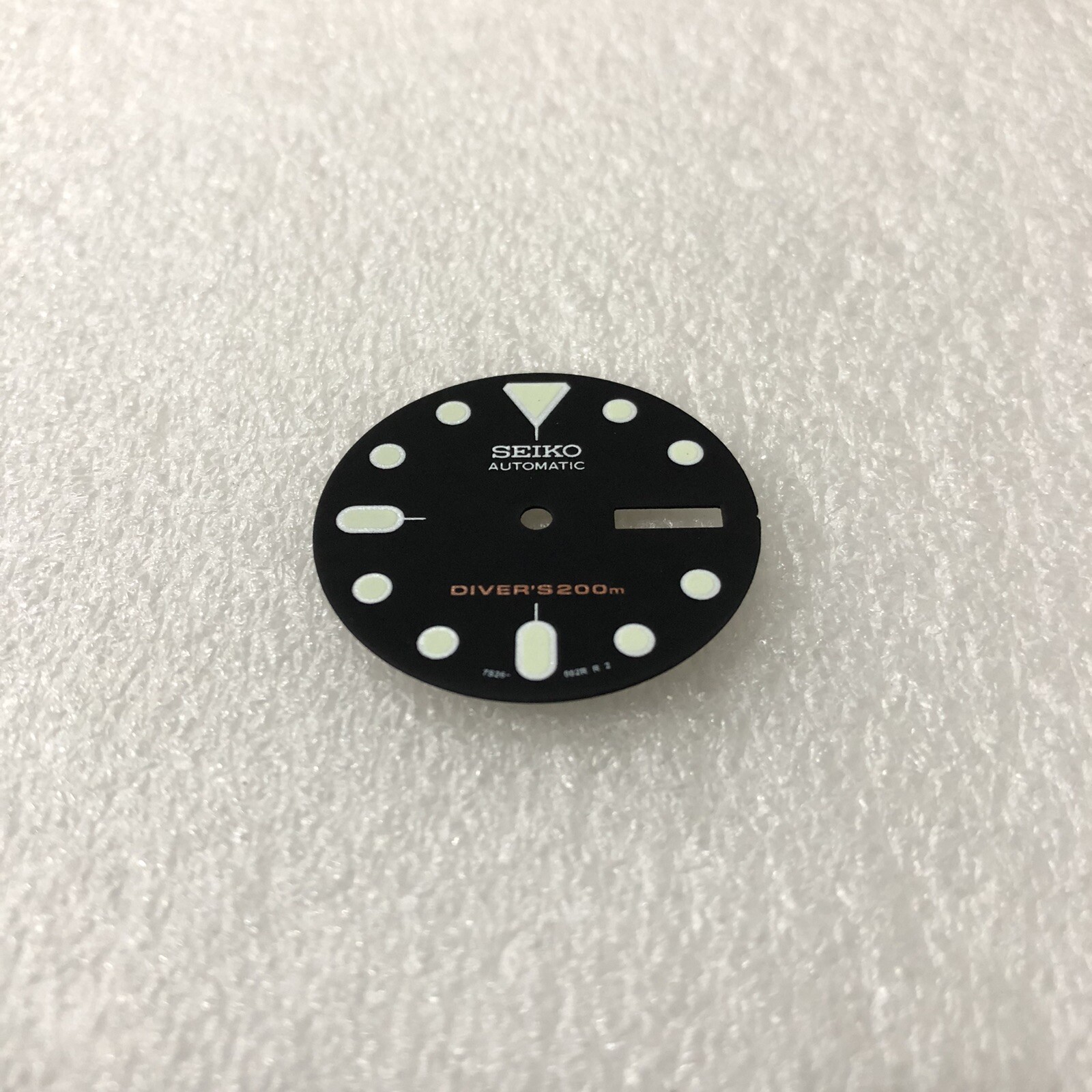021 SEIKO REPLACEMENT BLACK DIAL LUMINOUS HOUR MARKERS SKX007 7S26-0020 DIVER