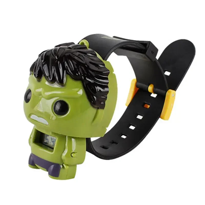 Superhero Comic Kids Digital Wrist Watch Boys Girls Toy Gift Cartoon Adjustable