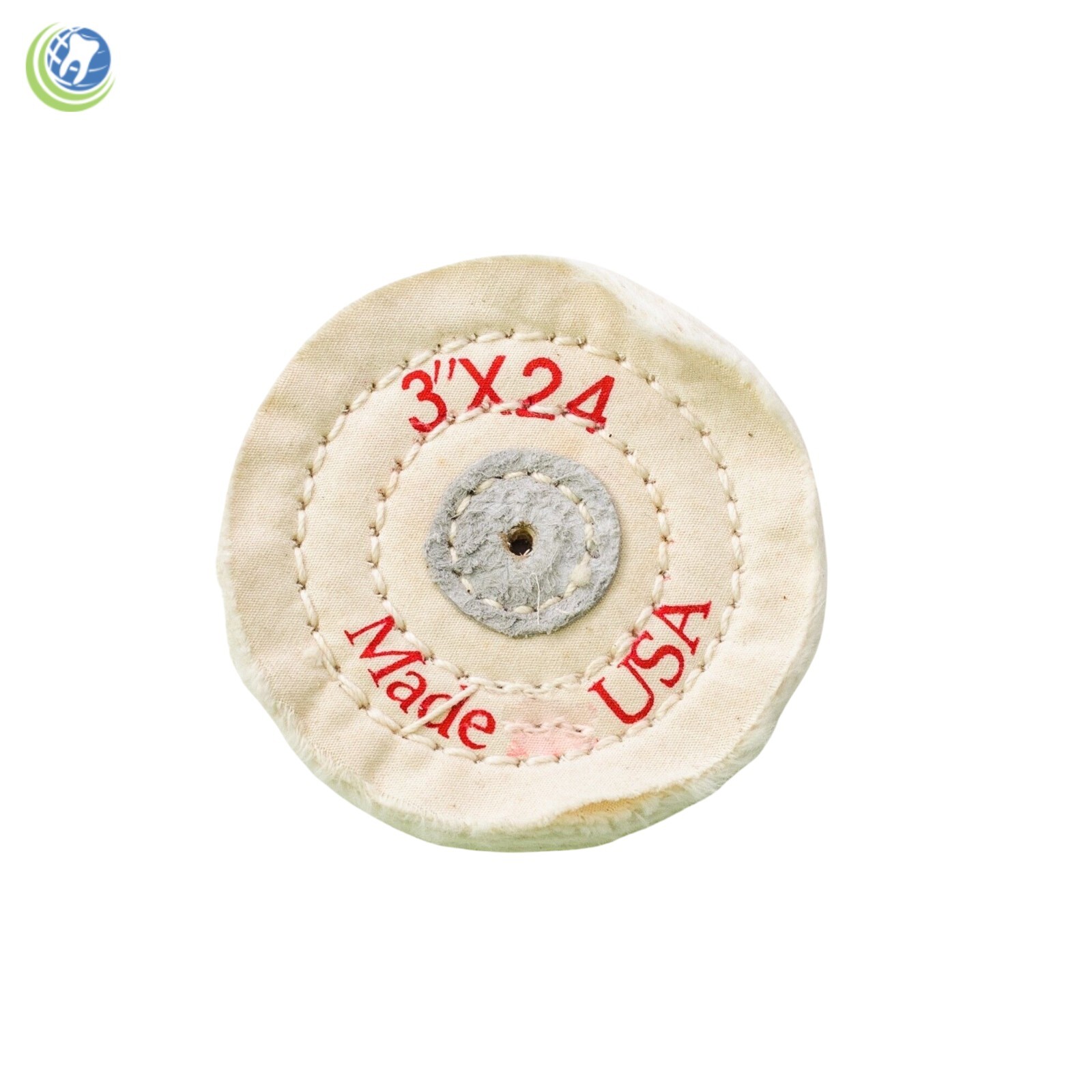 10 X Muslin Buff Polishing Wheel 3″ x 24 ply Dental Lab Jewelry Hobby 451-0324