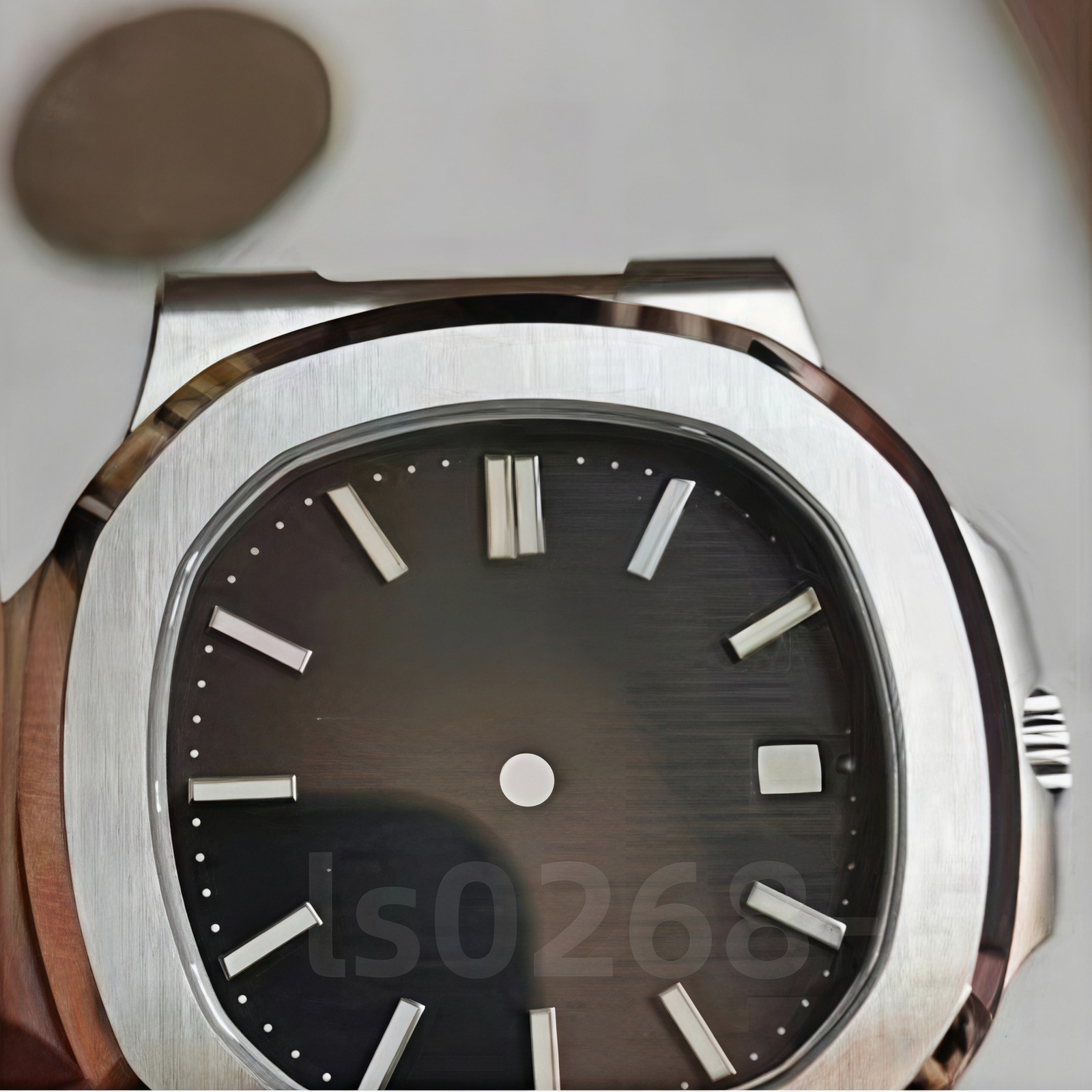 DIY SET for 2824 watch case + dial + hands + Strap sapphire 40mm