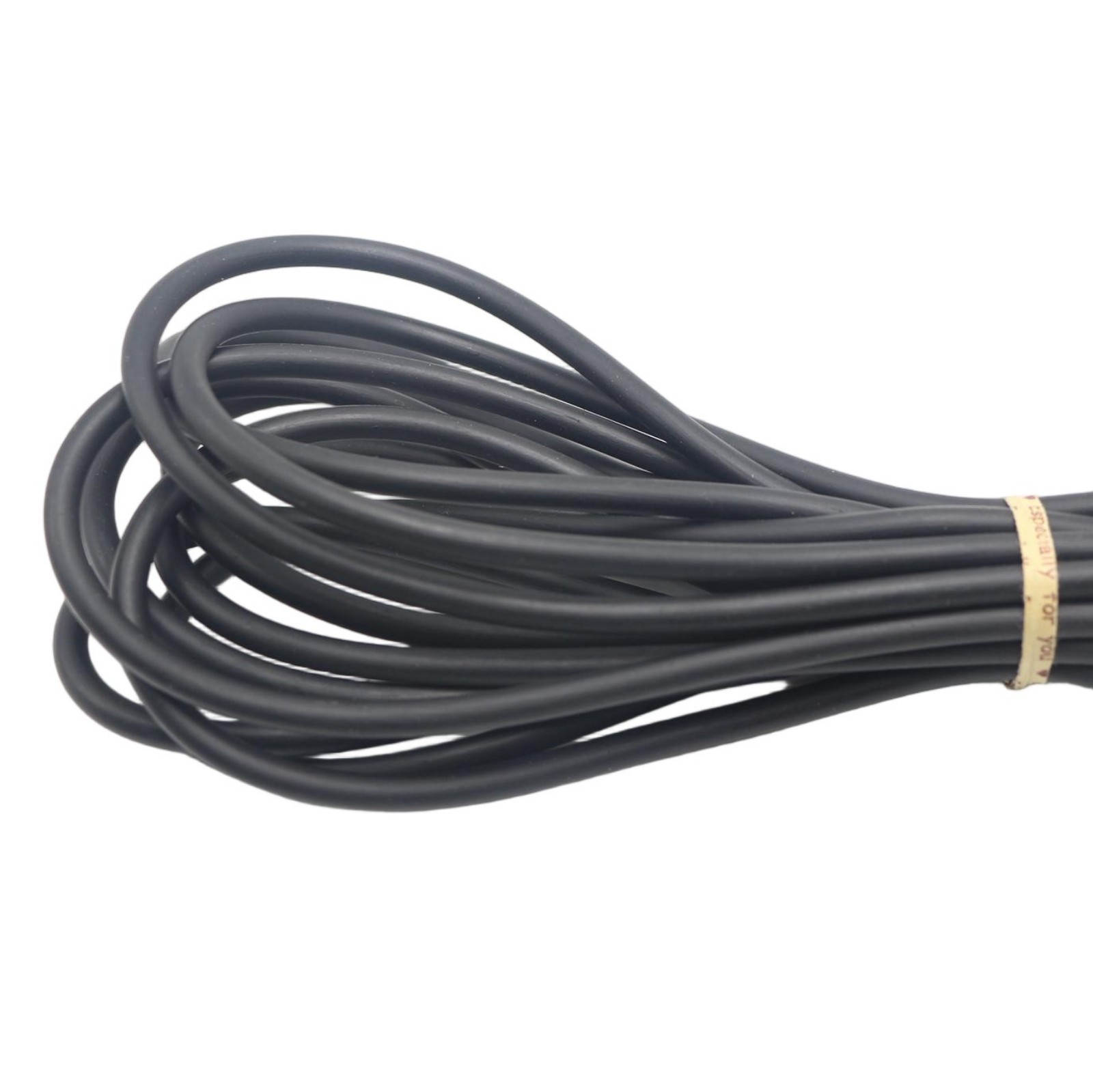 3 Meter Black 4mm Solid Rubber Jewelry Cord String for Jewelry Pendants Craft