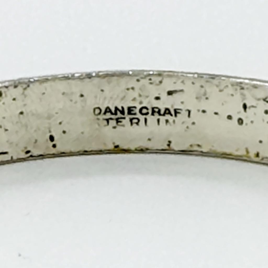 Vintage Danecraft Sterling Silver Bangle Bracelet A364