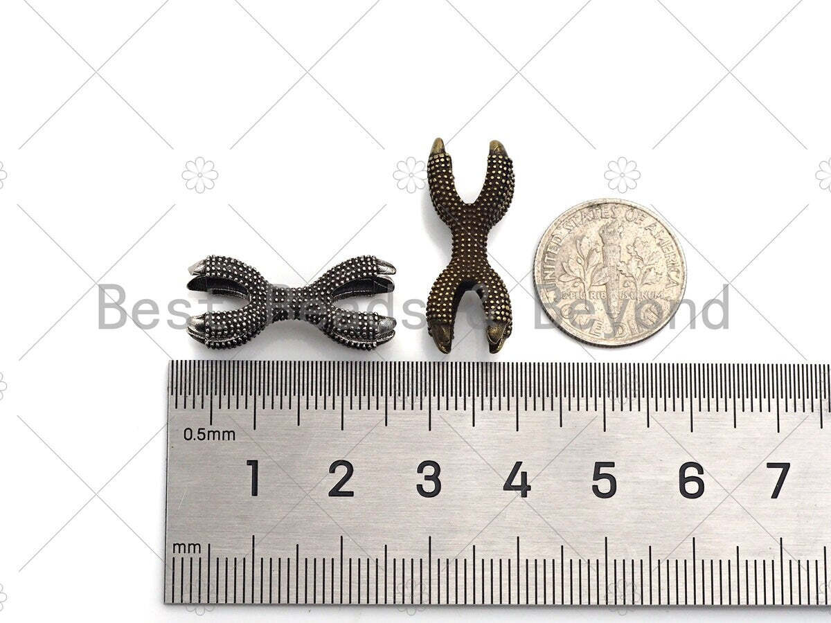 Antique Color Eagle Claw Connector Beads for Jewelry Making, 10x24mm – sku#Y271