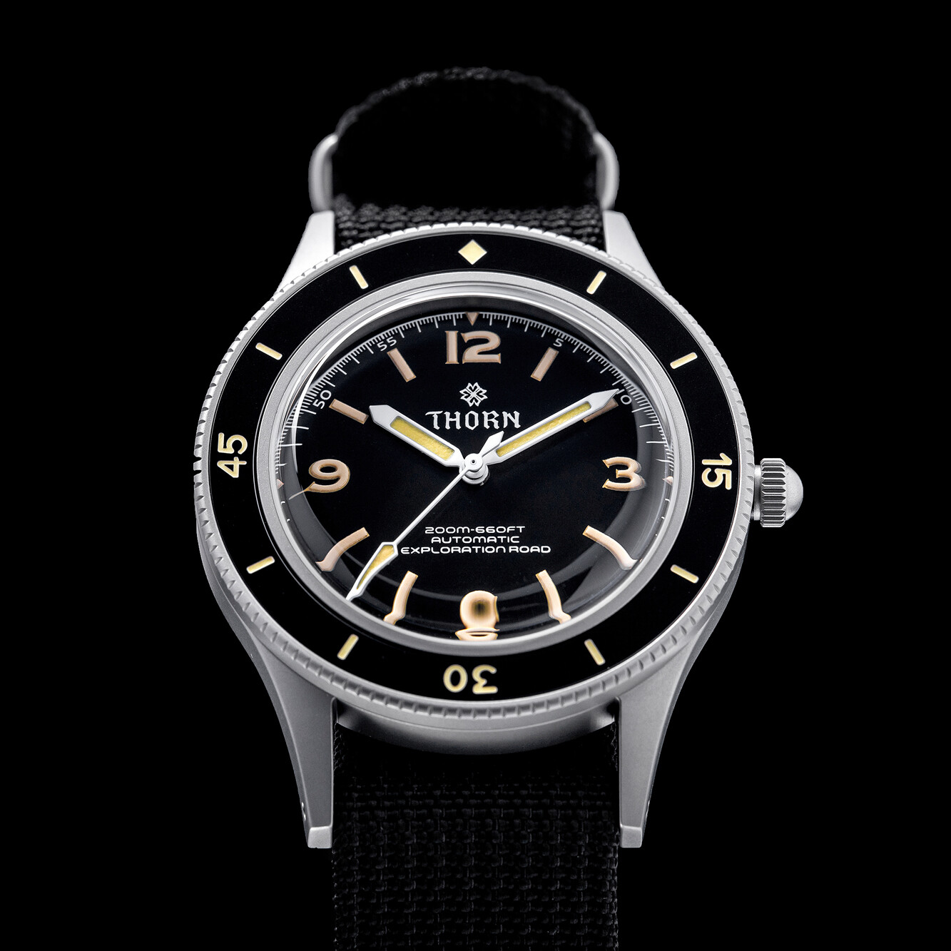 THORN Fathoms Fifty Ceramic Bezel NH35A Diver 200M Automatic Watch 316L 40mm C3