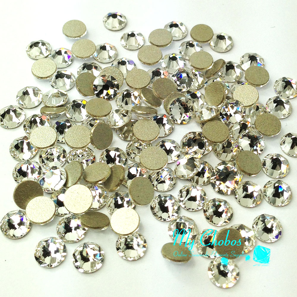 Swarovski 2058/2088 flatback No-Hotfix rhinestone 1 gross 144 clear CRYSTAL 001