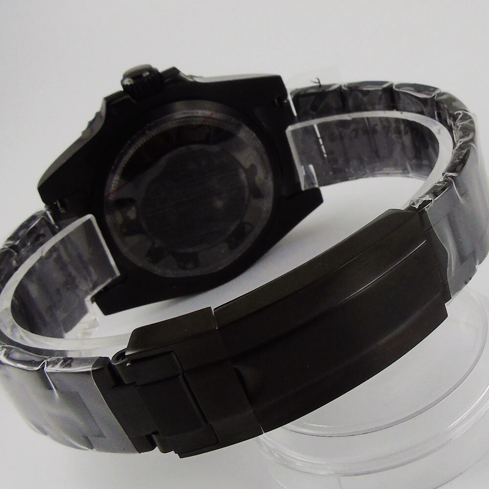 PVD Automatic Men’s Watch NH35 PT5000 Miyota8215 40mm Black Dial Sapphire Glass