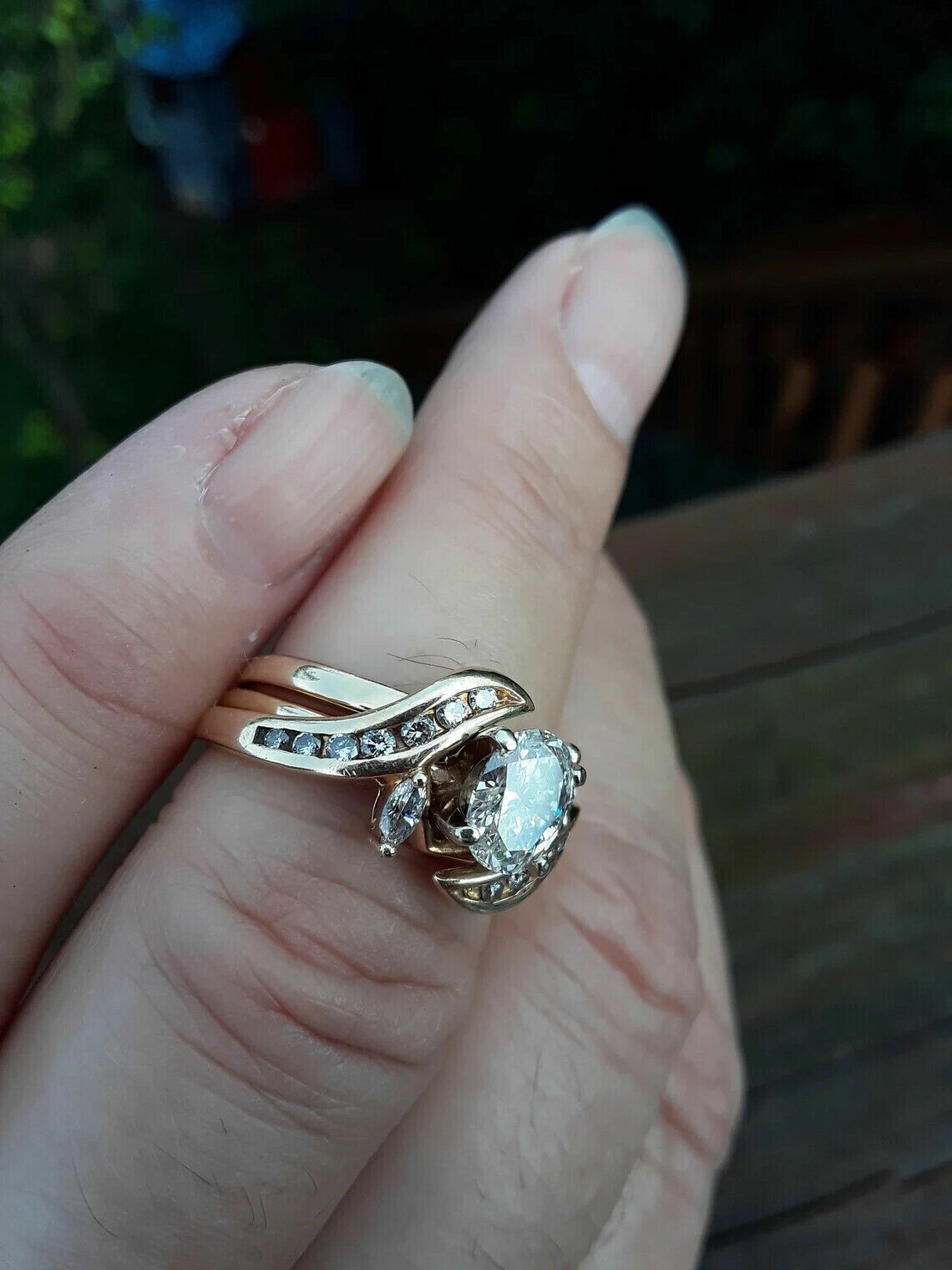 2.10Ct Lab-Created Diamond Stylish Solitaire Engagement Ring 14K Yellow Gold Fn