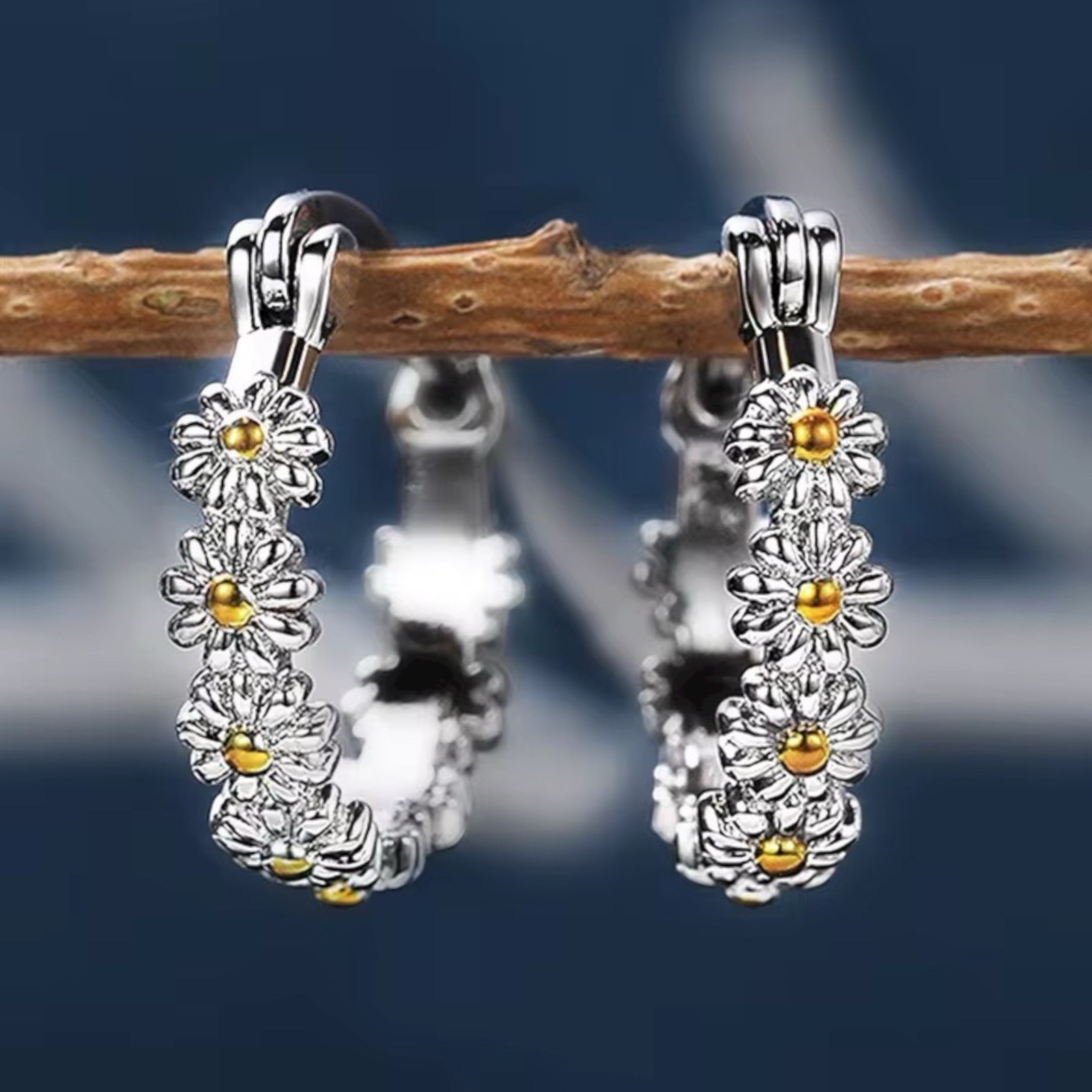 Stud Earrings Silver Plated Jewelry Cubic Zirconia A Pair/set Lab-Created A6